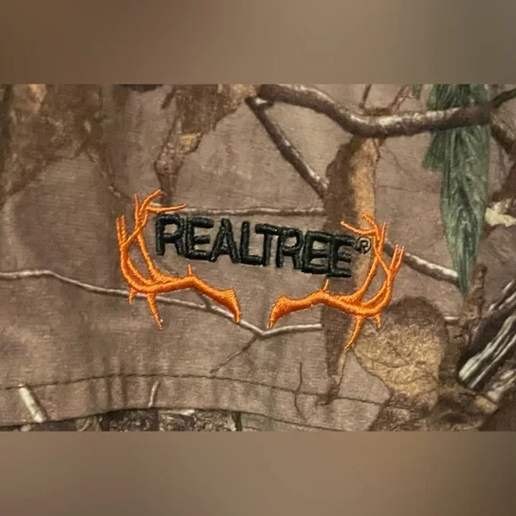 Realtree Camouflage Hunting Jacket Hooded Water Resistant Men's Size M